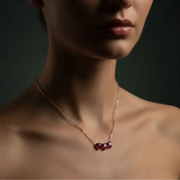 Crimson Trio Pendant