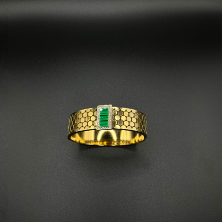 Emerald Grid Luxe Bracelet