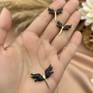 NightWing Gold Pendant Set