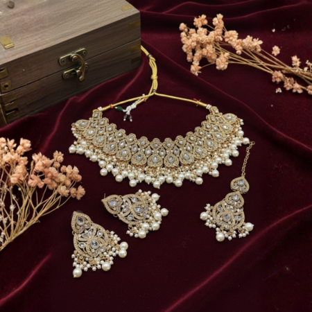 Mehrunisa Pearl Bridal Set