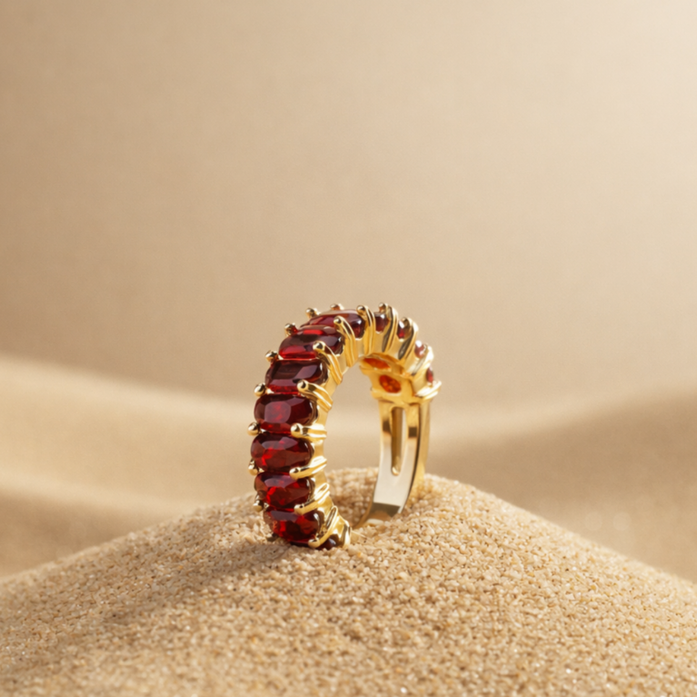 Mehrunisa Royal Ruby Ring