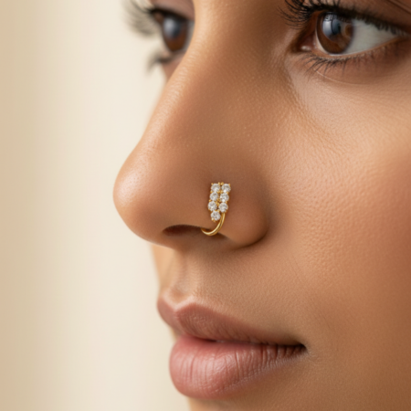 TwinLuxe Diamond Nose Ring