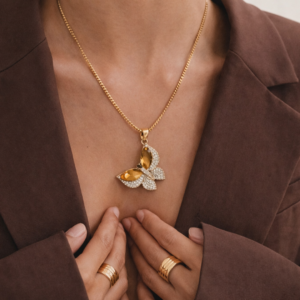 Zareen Butterfly Necklace