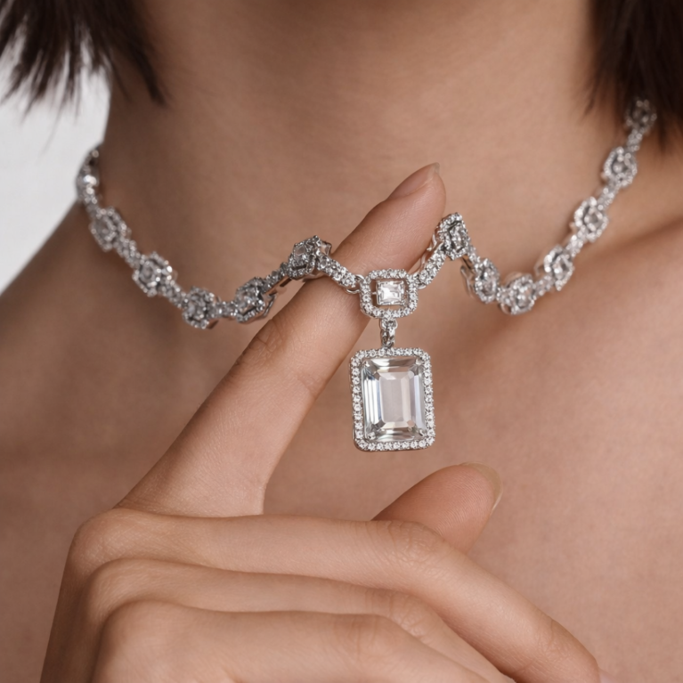 Celestia Crystal Locket Set